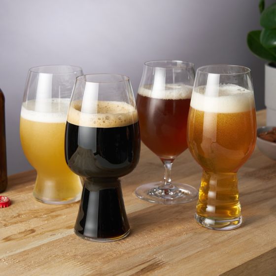 Spiegelau Craft Beer Tasting Kit Glasses, European-Made  Lead-Free Crystal, Modern Beer Glasses, Dishwasher Safe, Professional  Quality Tasting Glass Gift Set (Craft - Set of 4): Beer Glasses